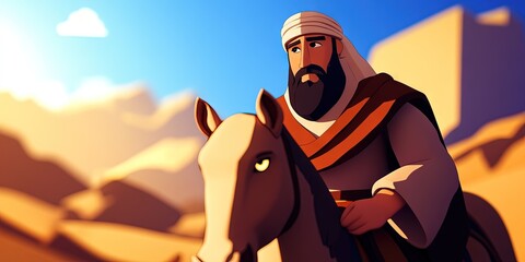 2D animation Arab 