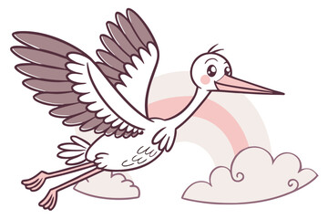 Obraz premium stork 