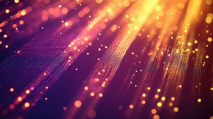 Fototapeta premium Vivid Abstract Motion of Dots and Lines in Digital Background