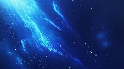 Obraz premium Abstract Blue Technology Design with Dynamic Lines and Scale Effects