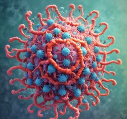 Illustration of bacteria.