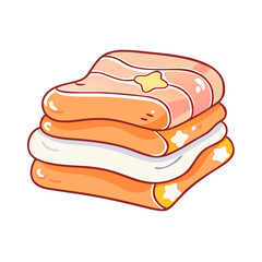 cozy blanket vector icon, cozy blanket vector illustration - simple illustration of cozy blanket, perfect for logos,and cozy blanket -themed designs.