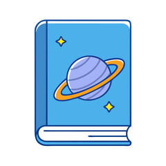 astronomy book vector icon, astronomy book vector illustration - simple illustration of astronomy book, perfect for logos,and astronomy book -themed designs.