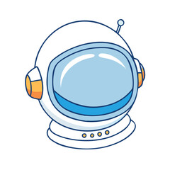 astronaut helmet vector icon, astronaut helmet vector illustration - simple illustration of astronaut helmet, perfect for logos,and astronaut helmet -themed designs.