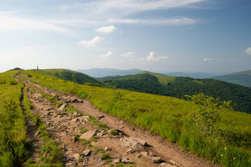 Bieszczady i widok z Rawek na inne szczyty © Sebastian