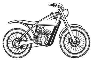 Fototapeta premium silhouette Electric bike vector on white background