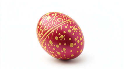 easter eggs on white background