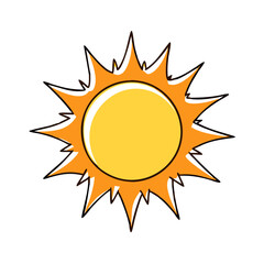 sun flare vector icon, sun flare vector illustration - simple illustration of sun flare, perfect for logos,and sun flare -themed designs.