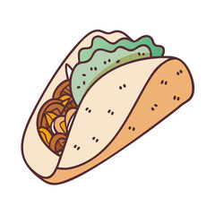 burrito vector icon, burrito vector illustration-simple illustration of burrito, perfect for logos,and burrito-themed designs.