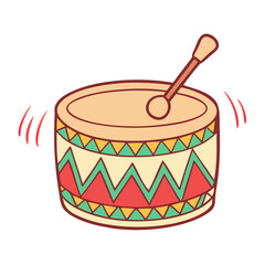 mexican drum vector icon, mexican drum vector illustration-simple illustration of mexican drum, perfect for logos,and mexican drum-themed designs.