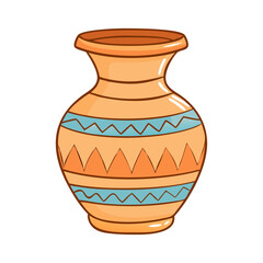 mexican pottery vase vector icon, mexican pottery vase vector illustration-simple illustration of mexican pottery vase, perfect for logos,and mexican pottery vase-themed designs.