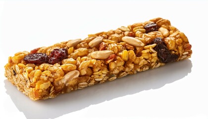 granola bar with nuts and raisins