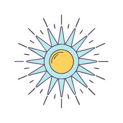 sunburst symbol vector icon, sunburst symbol vector illustration-simple illustration of sunburst symbol, perfect for logos,and sunburst symbol-themed designs.