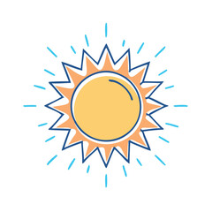 sunburst symbol vector icon, sunburst symbol vector illustration-simple illustration of sunburst symbol, perfect for logos,and sunburst symbol-themed designs.