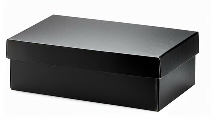 Naklejka premium black box isolated on white