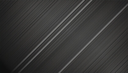 Obraz premium gray diagonal thin lines pattern on black abstract background 