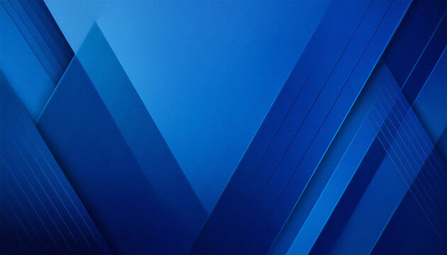 abstract blue background pattern texture design on geometric layered triangle shapes in modern art background or banner royal blue angles