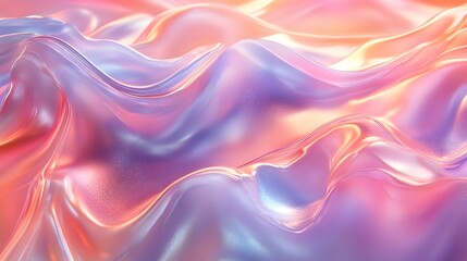 Intricate Seamless Iridescent Silver Background with Wavy Marble and Tiger Stripe Abstract Designs in Retro Aesthetics