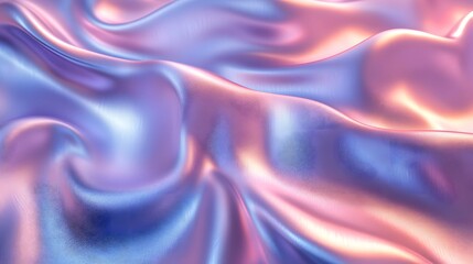 Obraz premium Captivating Seamless Iridescent Silver Abstract Textures with Retro Vaporwave Influence in Prism Light Effects