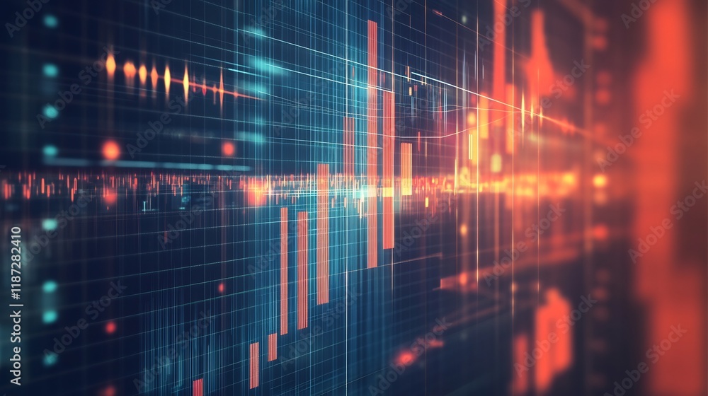 Poster Highresolution depiction of Gantt charts abstract bars lines representing project timelines and dependencies