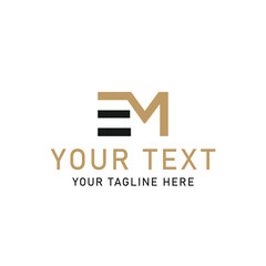 EM logo design for your business