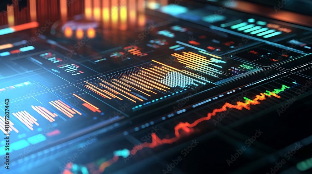 Aufkleber highdetail visualization of risk management strategy emphasizing financial operational strategic ris