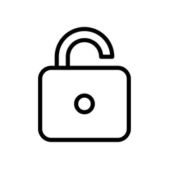 Lock icon flat editable icon mark