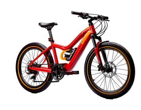 bicycle isolated on transparent background - Powered by Adobe