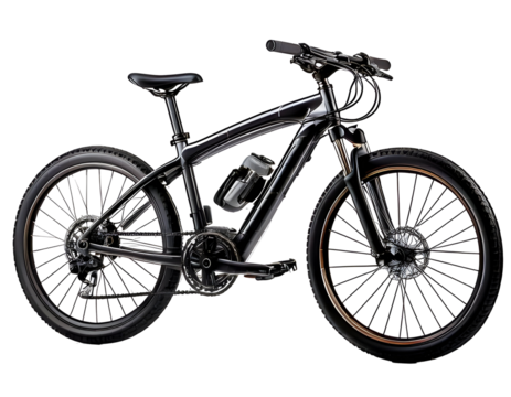 bicycle isolated on transparent background