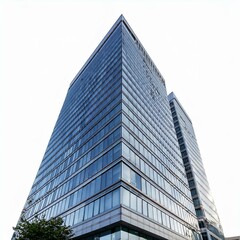 Obraz premium Realistic PNG of a Tall Corporate Building with No Background