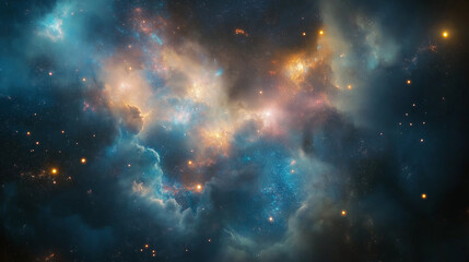 Fototapeta premium Galaxy in Deep Space