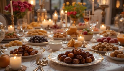 Ramadhan Kareem muslim background. Generative AI