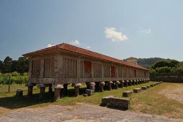 Hórreo gigante en Galicia.
