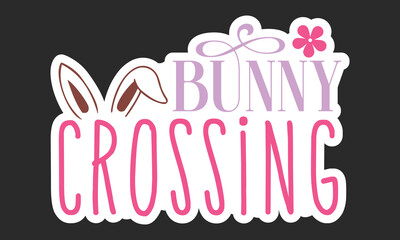 Christian Easter EPS Bundle And Stickers Design