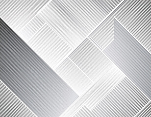 Obraz premium abstract white and grey geometric overlapping square pattern abstract background with stripes seamless pattern design abstract modern business technology and communication concept