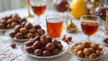 Ramadhan Kareem muslim background. Generative AI