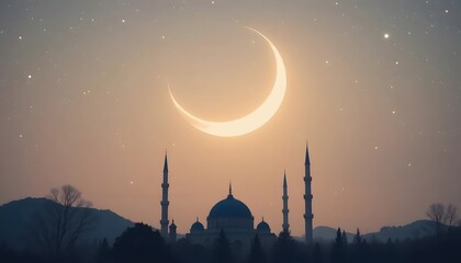 Ramadhan Kareem muslim background. Generative AI