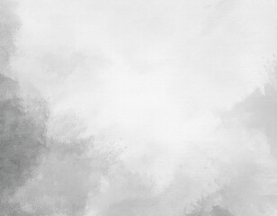 white paper background with watercolor paper grain texture and old distressed vintage grunge stains and watercolor blotches painted light gray and white paper