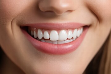 Fototapeta premium Reciprocal smile highlights the joy of helping others in a close-up moment