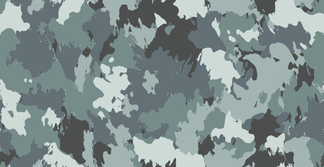 Abstract art splash seamless pattern.  Army camo. Grunge hunting camouflage background. Abstract camo. Classic hunting camouflage. Digital camouflage pattern. 