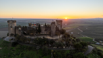 The Castle of Almodovar del Rio an Andalusian fortress located in the province of Cordoba, Spain