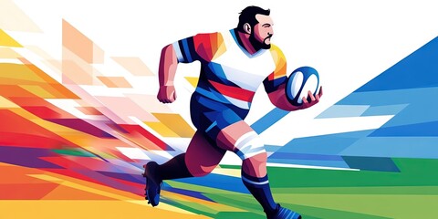 illustration rugby