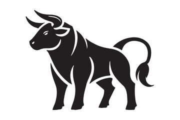 Bull silhouette