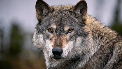 grey wolf portrait hd 8k wallpaper stock photographic picture
