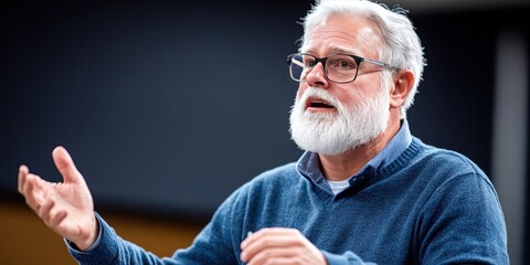 professor lecturing class