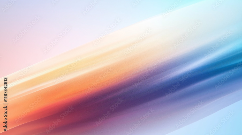 Poster abstract gradient background with smooth color transitions in soft tones
