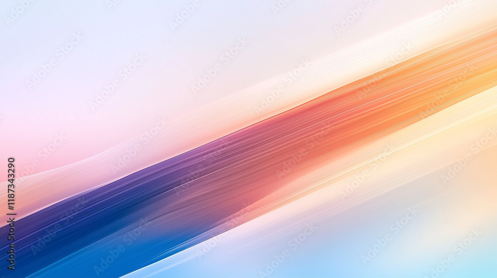 Poster Abstract colorful background with smooth lines and dynamic design for modern art and digital projects