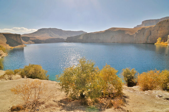 Lakes in Afghanistan's Band-e Amir National Park