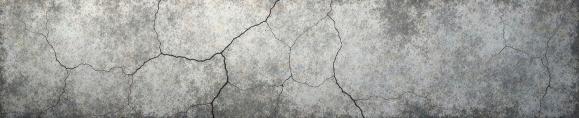 Obraz premium Cracked, aged concrete wall Grey cement, vintage feel , wallpaper, weathered
