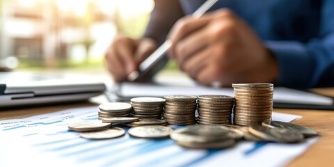 economics and finance concept